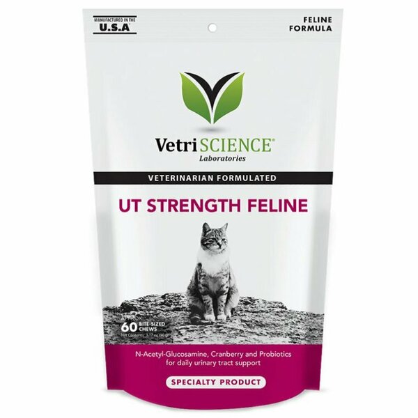 Vetri-Science UT Strength, Everyday, Bite Sized Chews for Cats, 60PK 34237